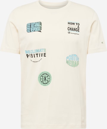 Champion Authentic Athletic Apparel Shirt in Beige: voorkant