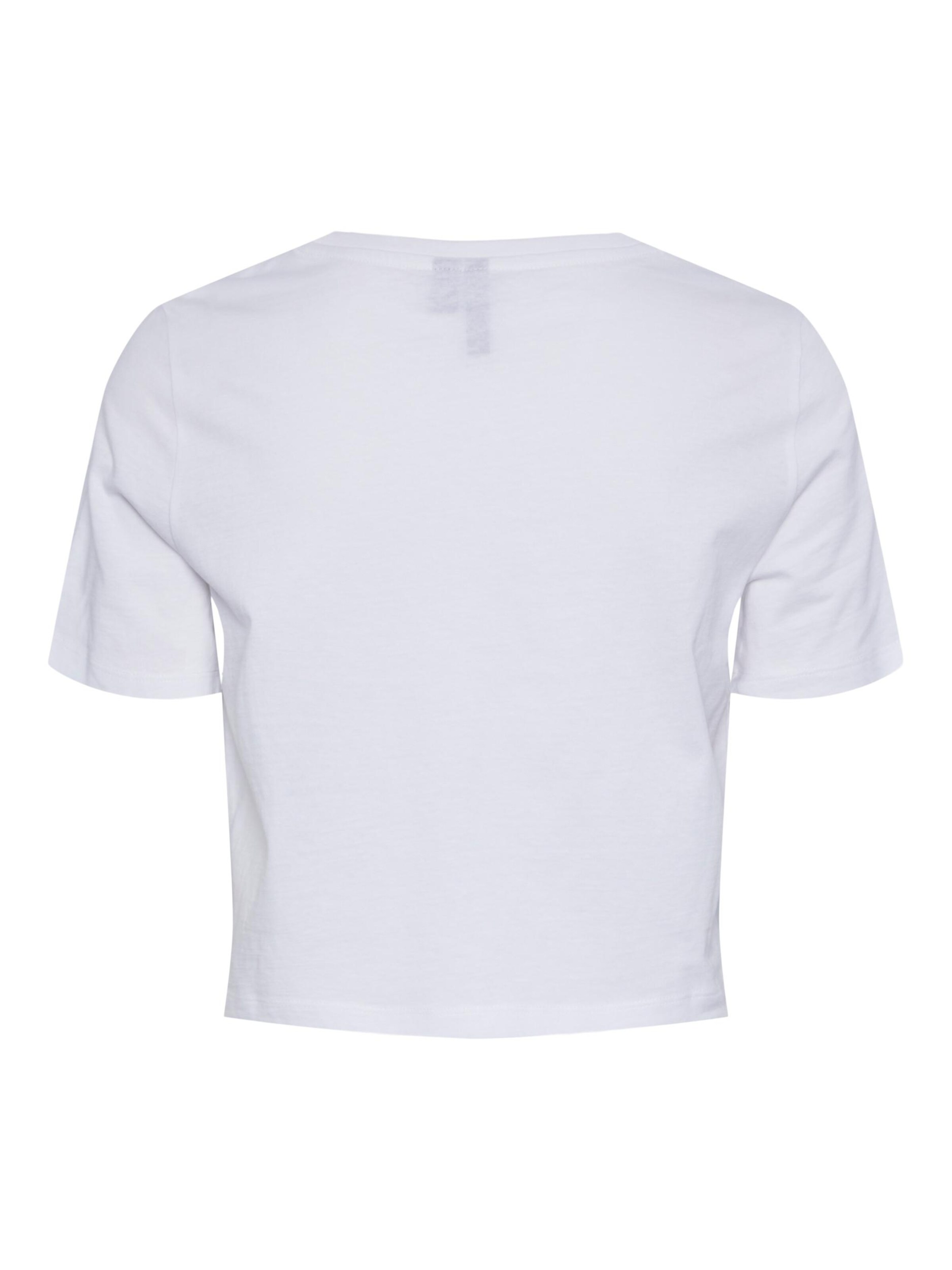 T-shirt 'Sara' PIECES en blanc