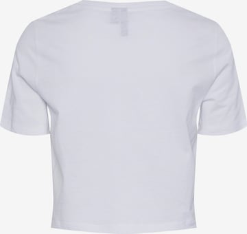 PIECES Koszulka 'SARA' w kolorze biały