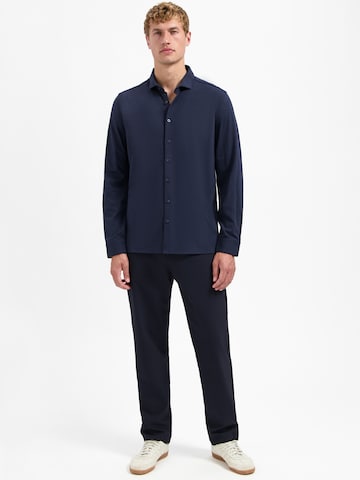 No Excess Slim fit Button Up Shirt in Blue