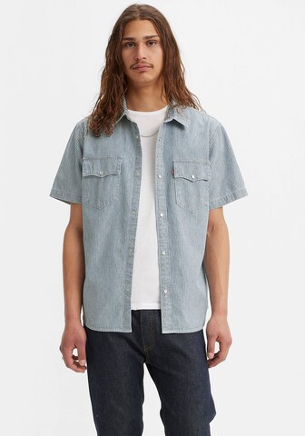 LEVI'S ® Regular Fit Hemd in Blau: Vorderseite