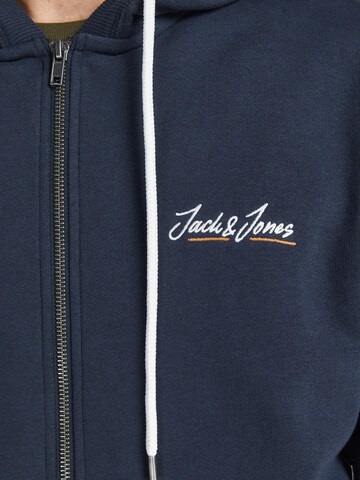 JACK & JONES Sweat jacket 'Tons' in Blue