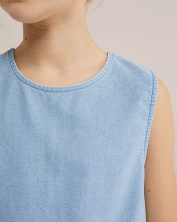 WE Fashion Топ в синьо