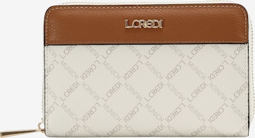 L.CREDI Wallet 'Filiberta' in White: front