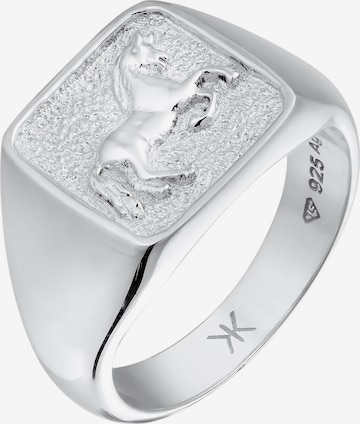 Bague 'Horse' KUZZOI en argent : devant