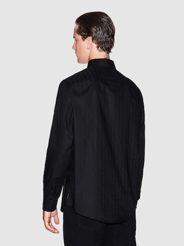 Coupe regular Chemise 'Camicie' ARMANI EXCHANGE en noir