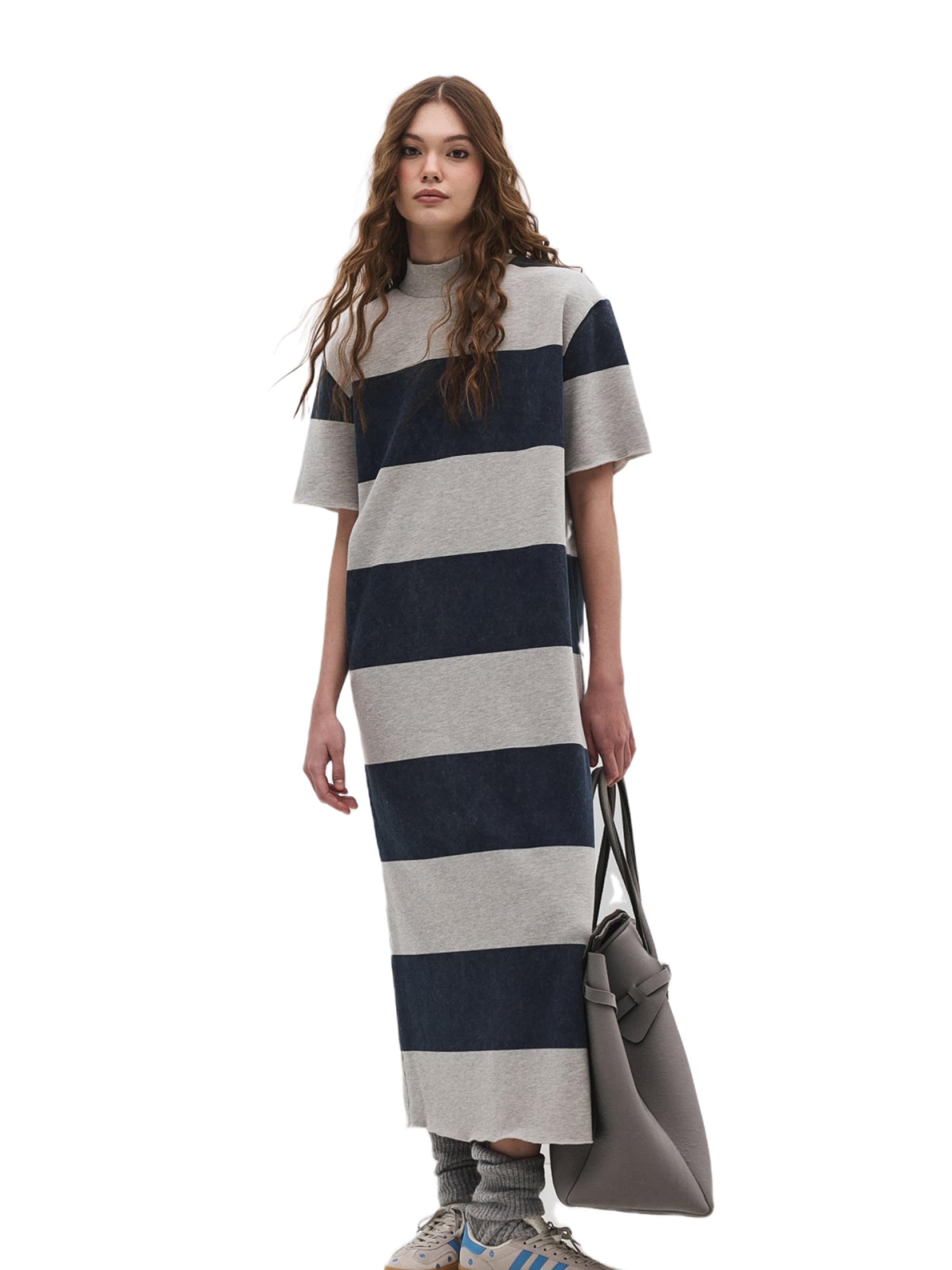 No Matter What Jurk in Blauw: voorkant