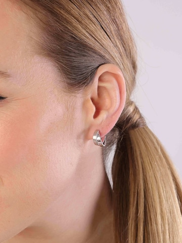 Boucles d'oreilles Lucardi en argent