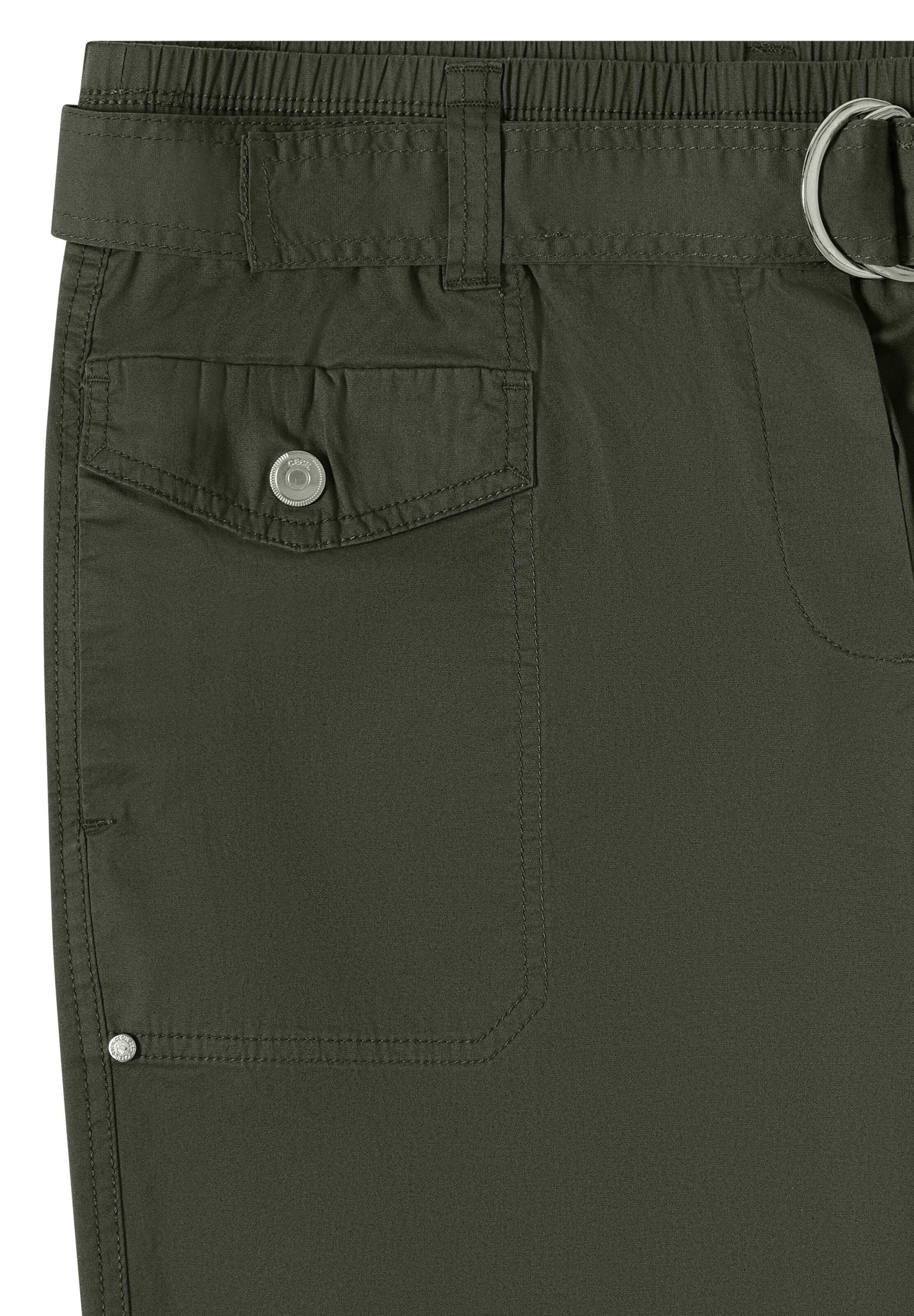 CECIL Slimfit Hose in Grün