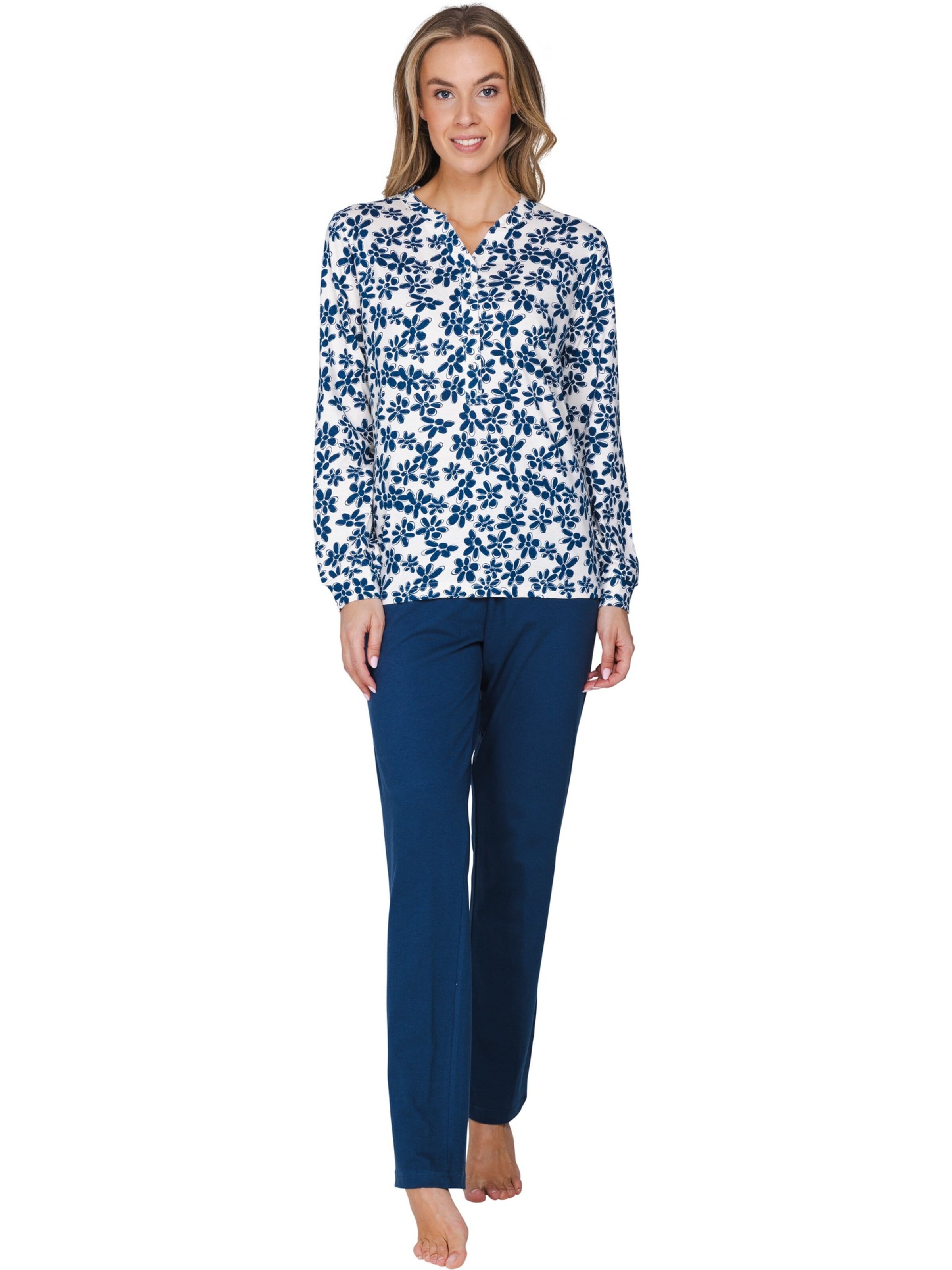 Pastunette Pajama 'Nordic Bloom' in Beige
