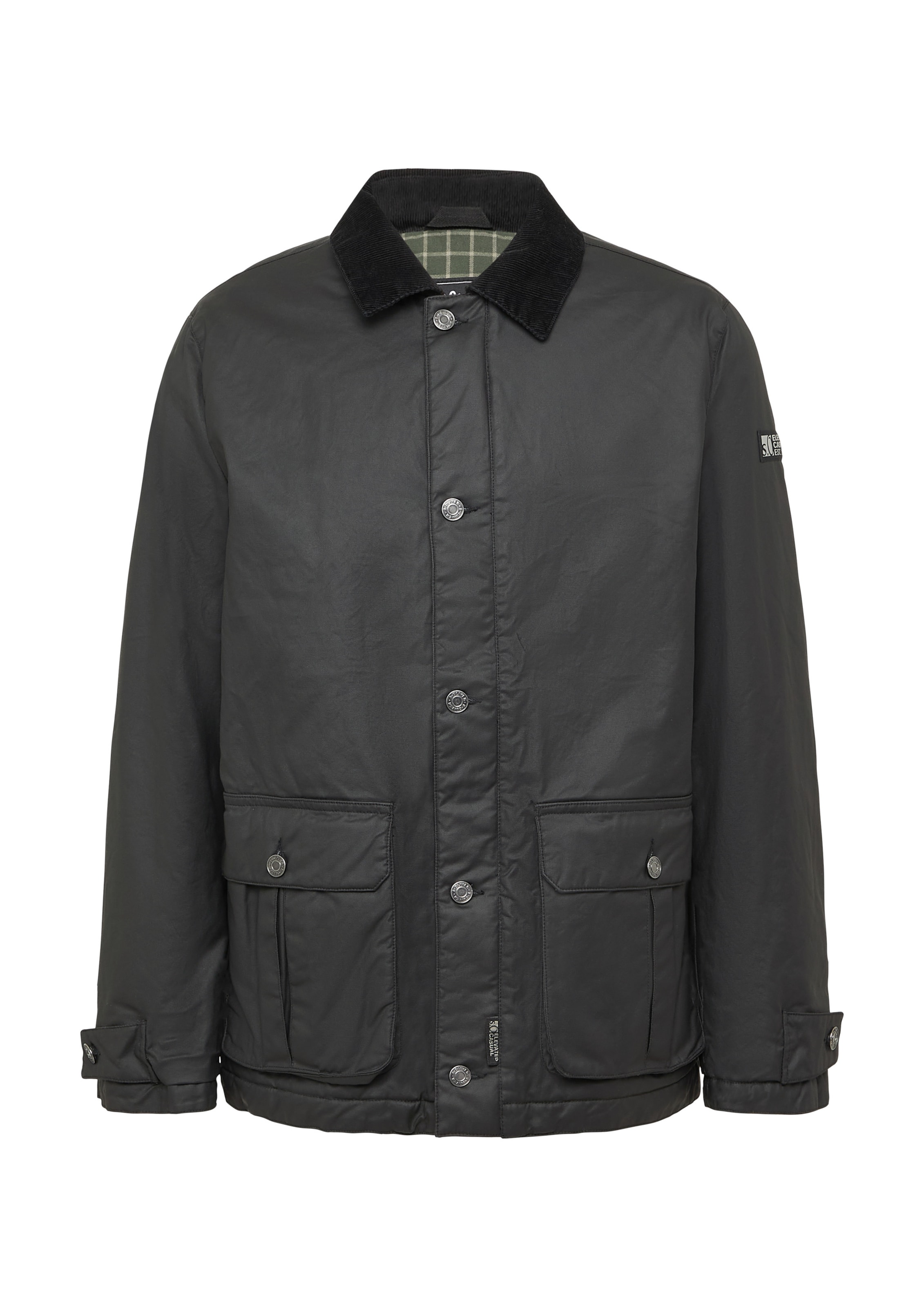 Giacca di mezza stagione di s.Oliver in nero: frontale