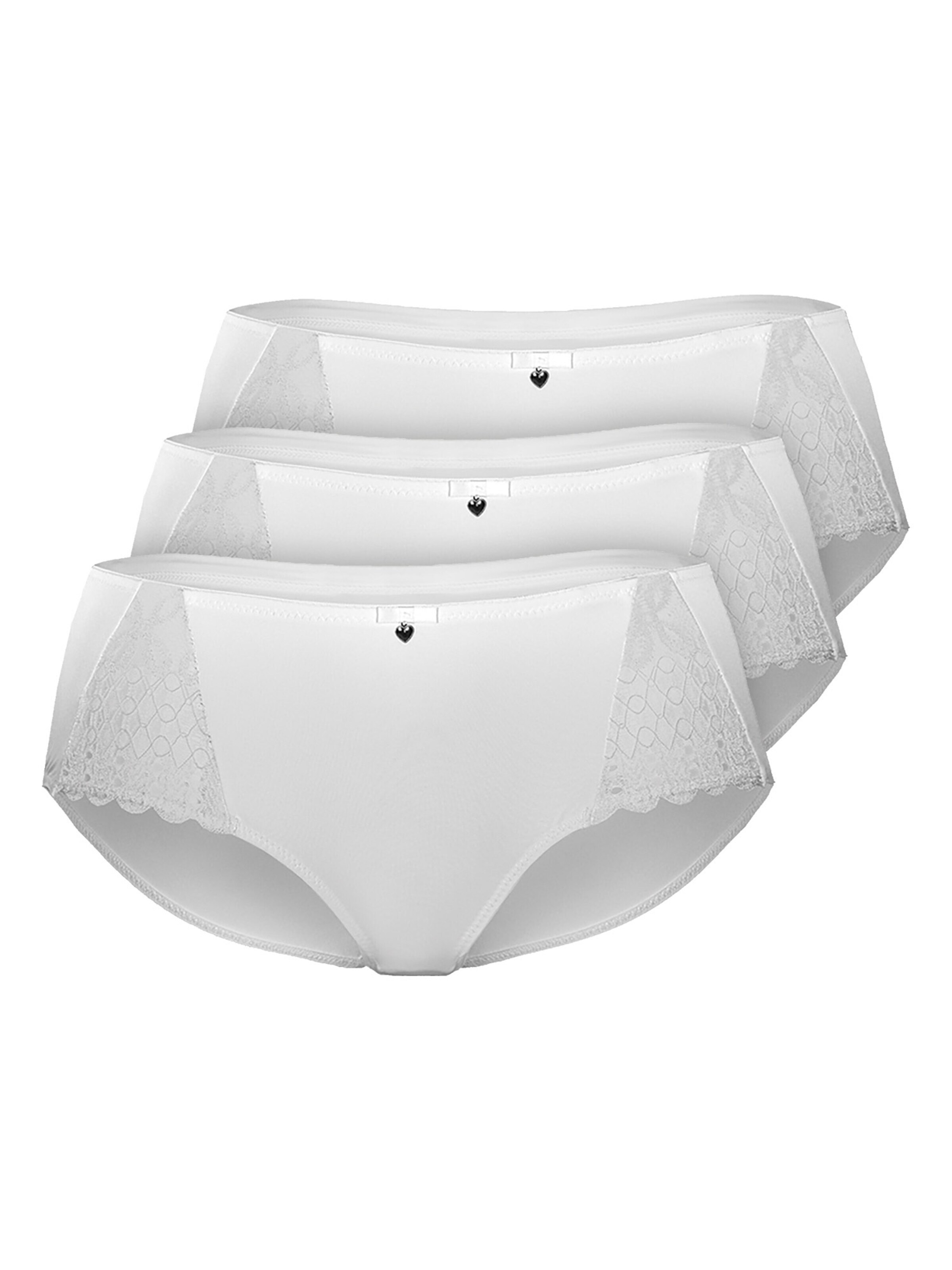 sassa Boyshorts 'LOVELY SECRET' in White: front