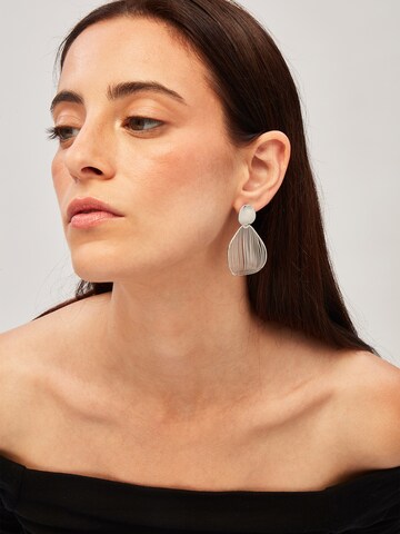 Boucles d'oreilles 'Whisper' Breil en argent : devant