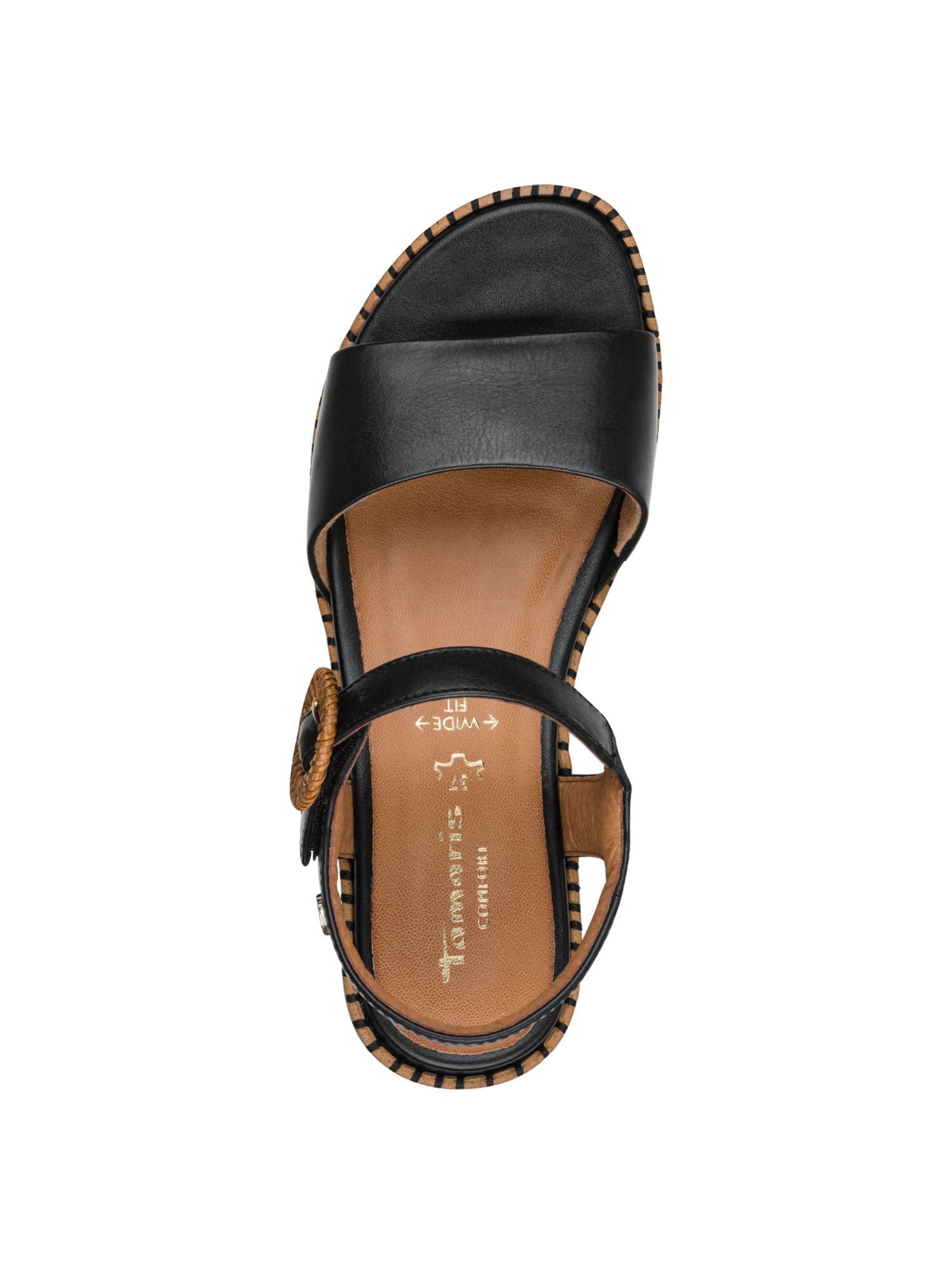 Sandales Tamaris en noir