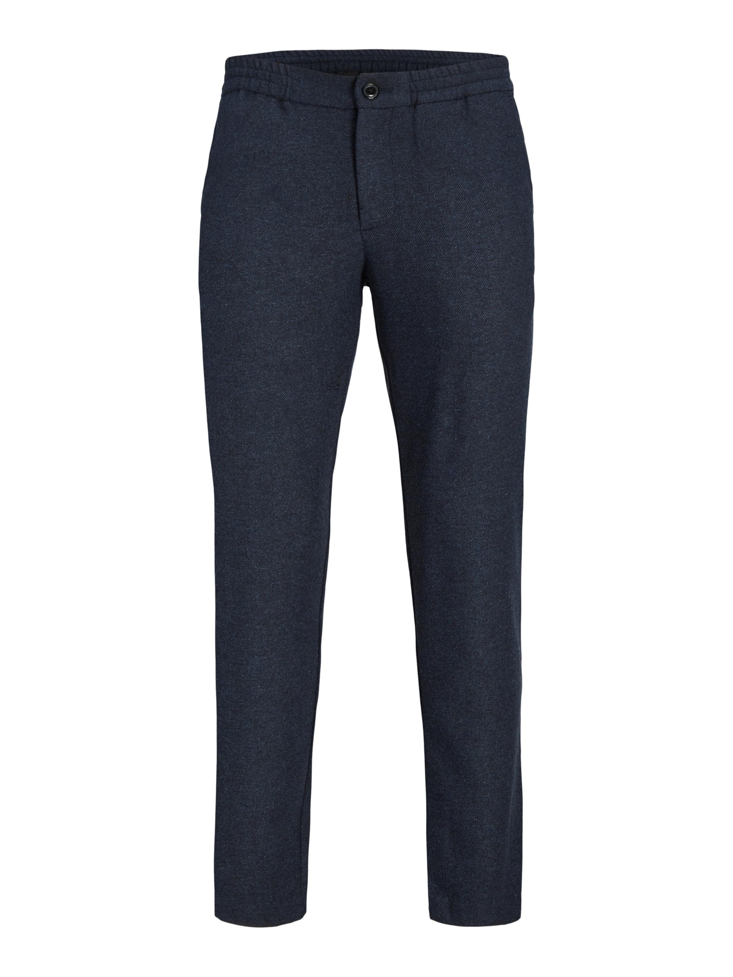 JACK & JONES Regular Pants 'DAVID' in Blue: front