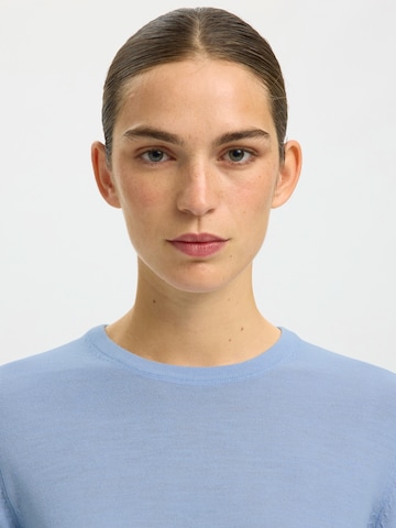 SELECTED Свитер 'SLFTHEA' в Синий