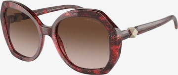GIORGIO ARMANI - Óculos de sol em vermelho: frente
