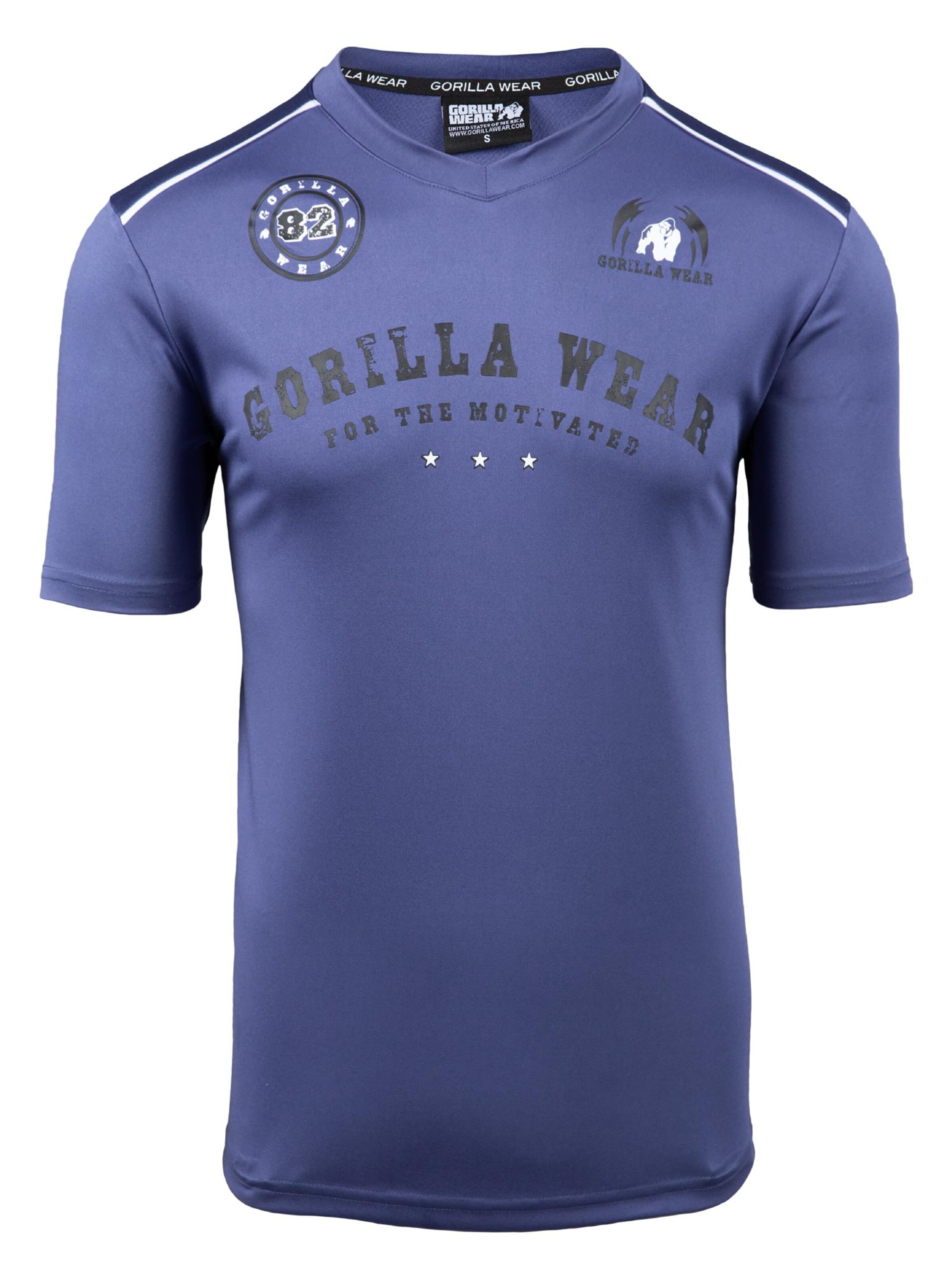 Maglietta 'Baltimore' di Gorilla Wear in blu: frontale