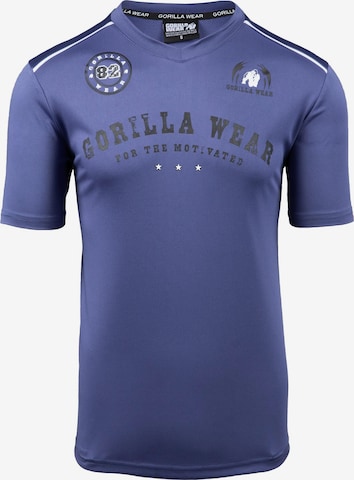 Maglietta 'Baltimore' di Gorilla Wear in blu: frontale