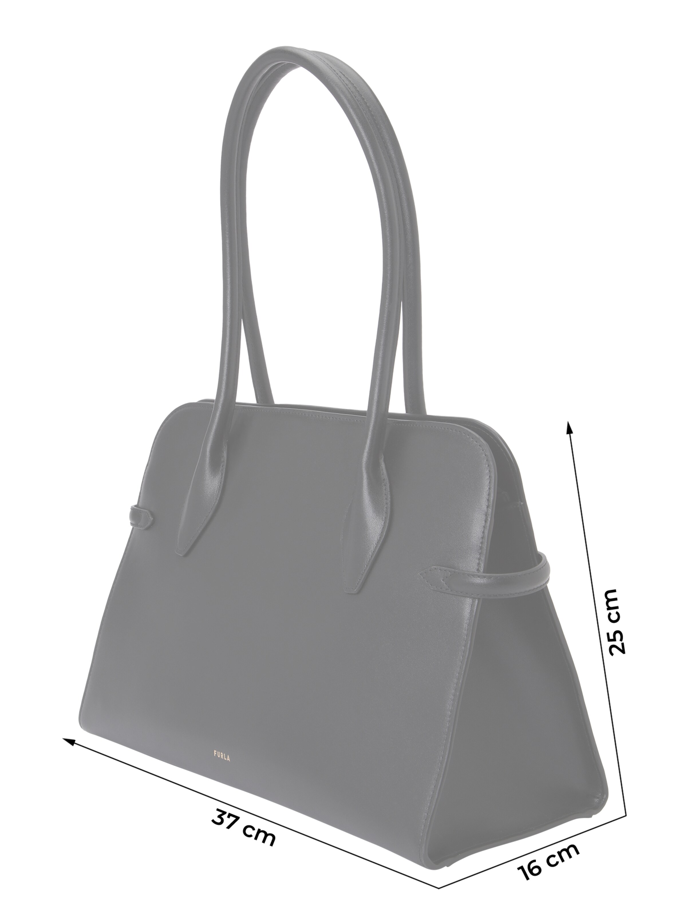 FURLA Õlakott 'GOCCIA', värv must