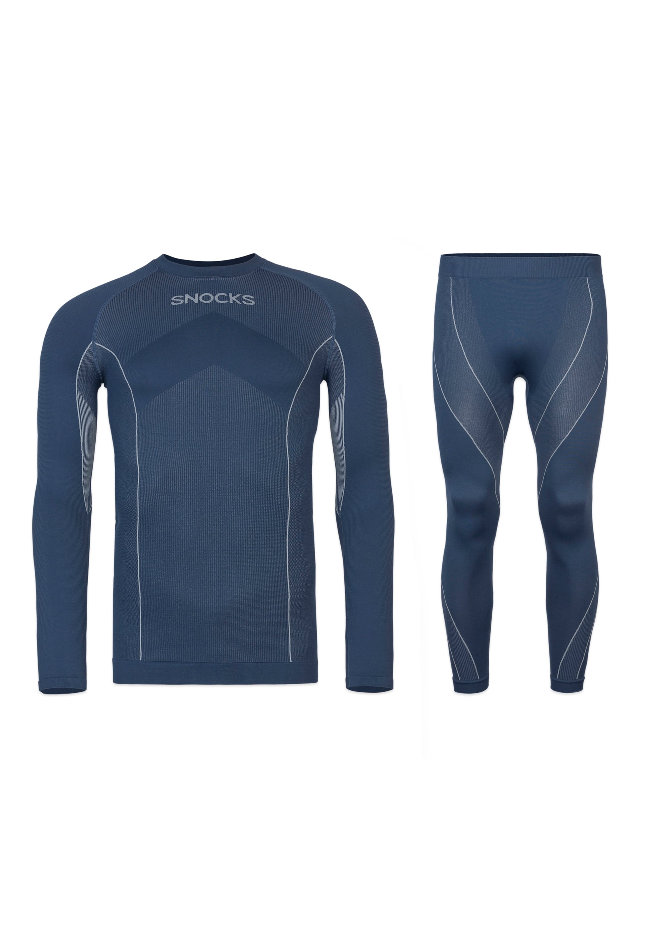 SNOCKS Базовый слой в Синий: спереди