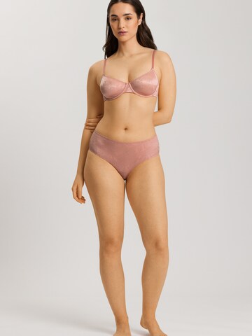 Slip ' Tina ' Hanro en marron : devant