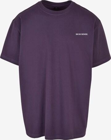 T-Shirt 'Flower' 9N1M SENSE en violet : devant