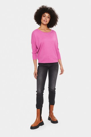 SAINT TROPEZ Sweater 'Mila' in Pink