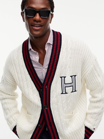 TOMMY HILFIGER Strickjacke in Beige
