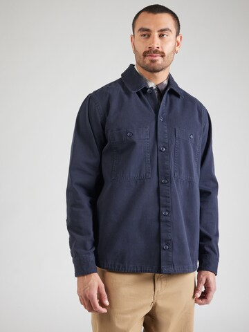 BOSS Regular fit Overhemd in Blauw: voorkant