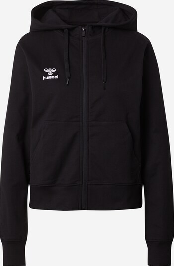 Hummel Sports sweat jacket 'GO 2.0' in Black / White, Item view