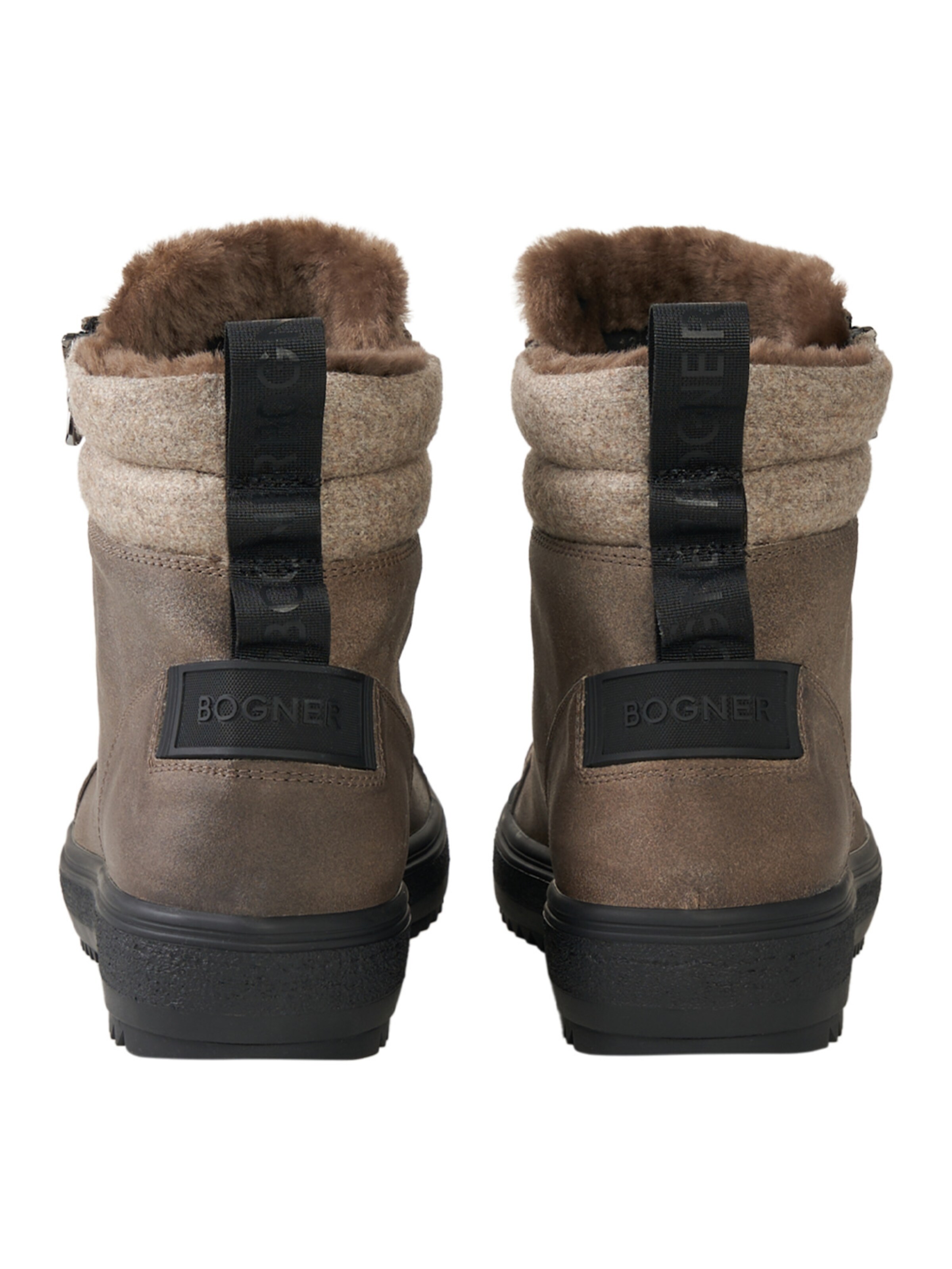 BOGNER Schnürstiefel in Grau