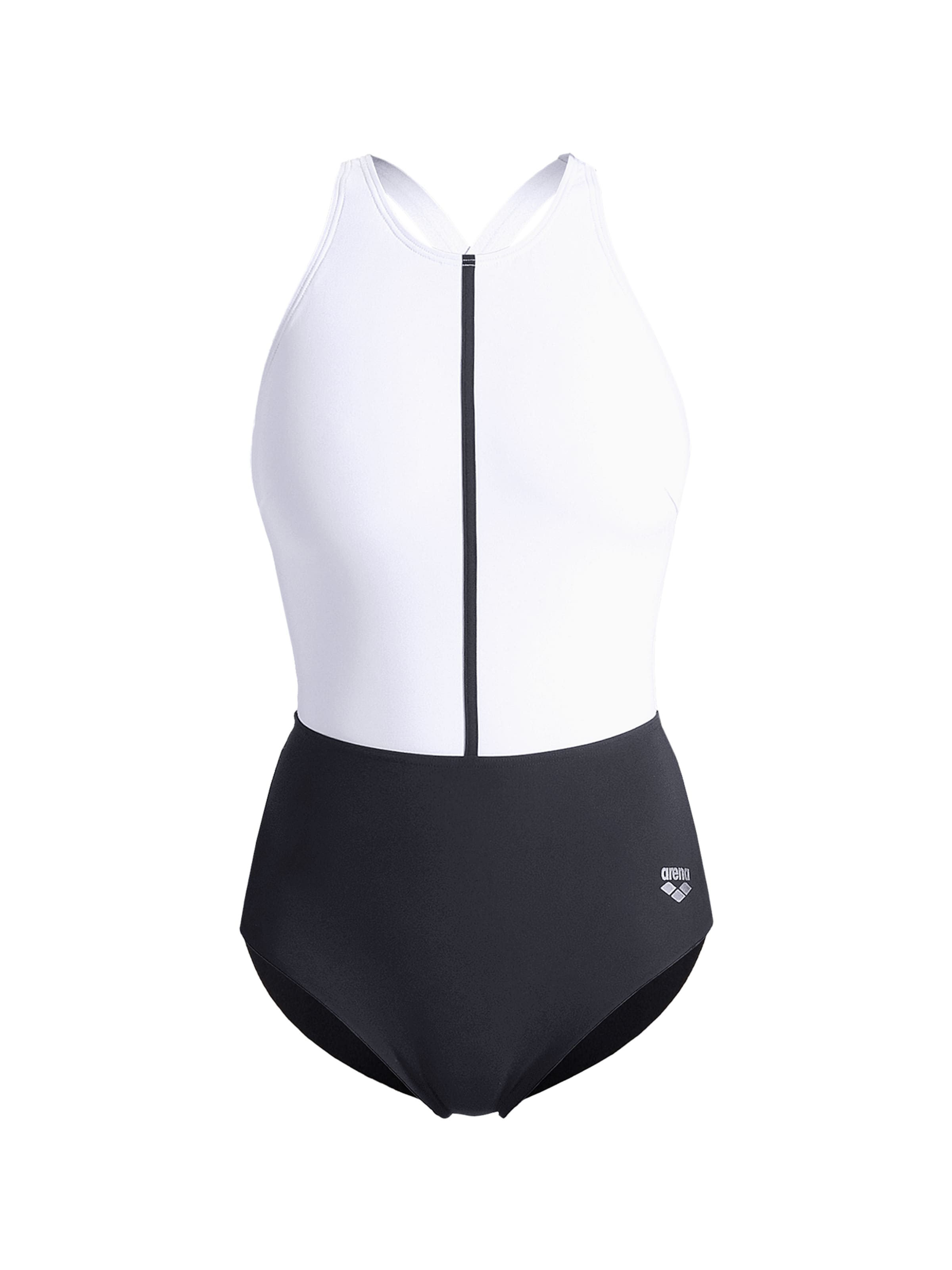 ARENA Μπουστάκι Αθλητικό ολόσωμο μαγιό 'Silvia' σε μαύρο: μπροστά