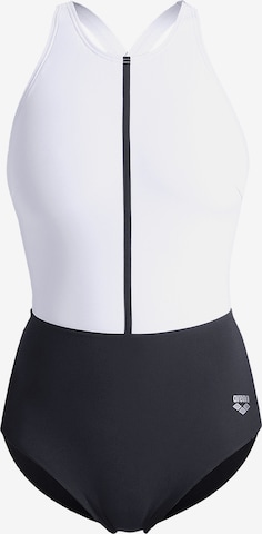 ARENA Bustier Urheilu-uimapuku 'Silvia' värissä musta: etupuoli