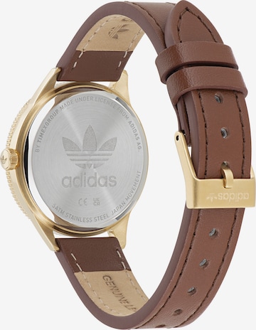 ADIDAS ORIGINALS Analoog horloge 'Ao Fashion Edition Three Small' in Bruin