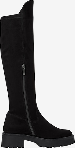 TAMARIS Over the Knee Boots in Black