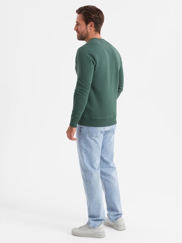 Sweat-shirt Ombre en vert