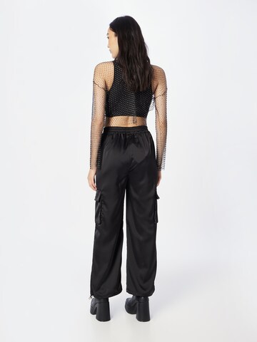 Wide leg Pantaloni cu buzunare '907' de la Love & Divine pe negru