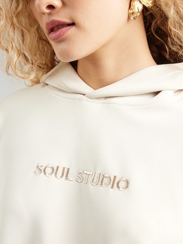Bluză de molton 'Soul Studio' de la Smith&Soul pe bej