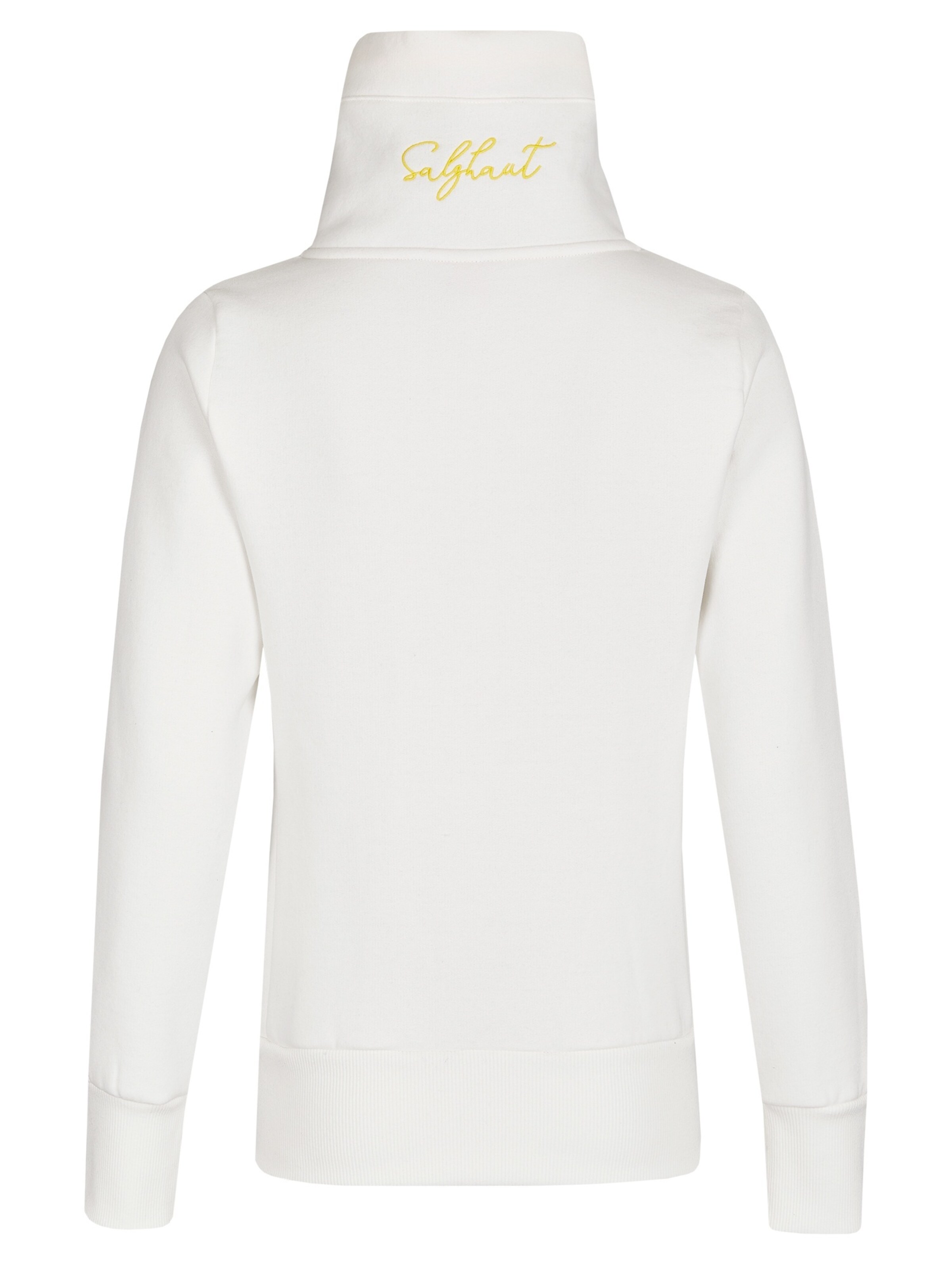 salzhaut Sweatjacke in Weiß