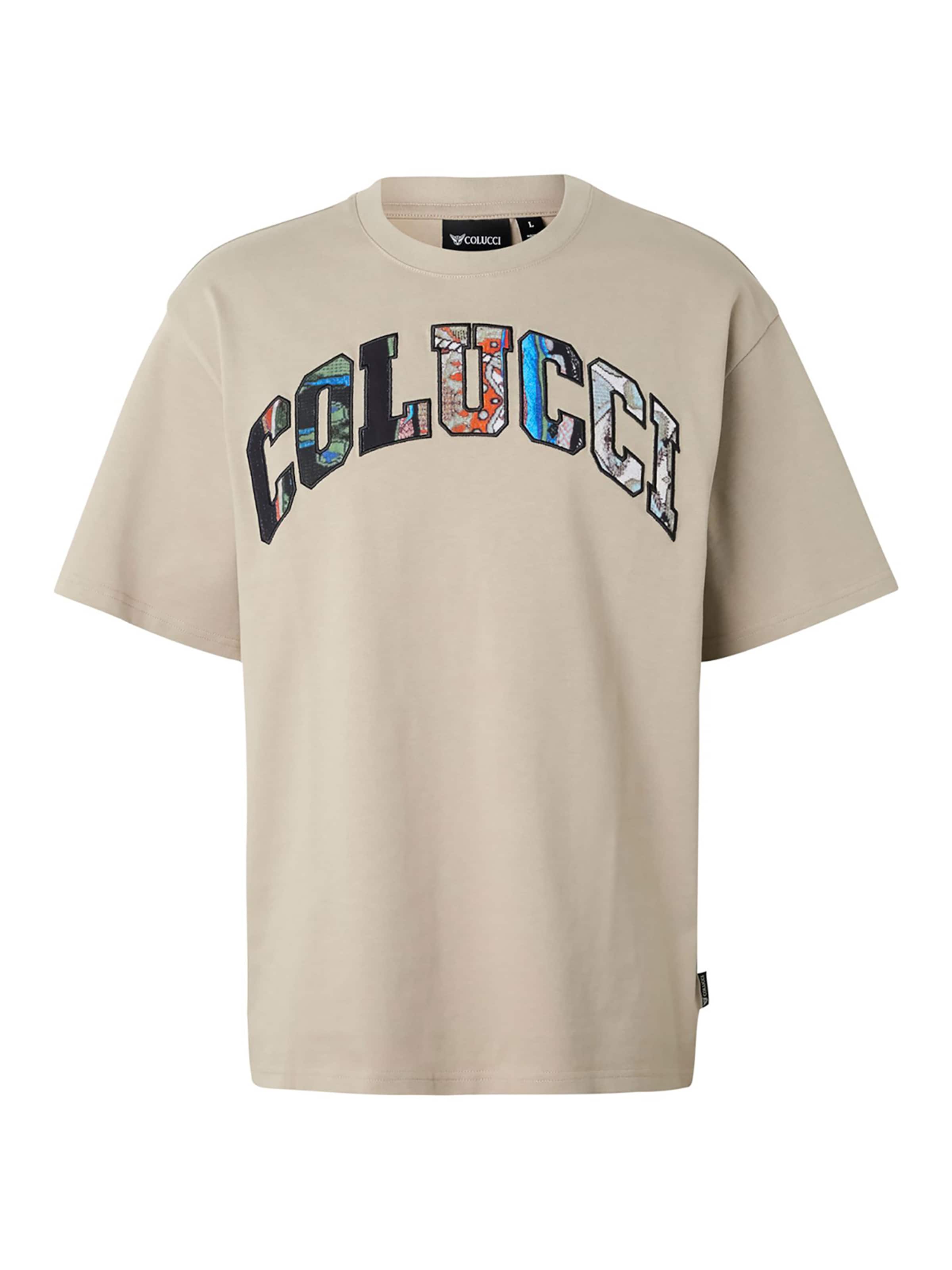T-Shirt 'College Logo' Colucci en gris
