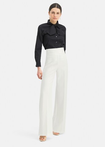 Nicowa Wide leg Pleated Pants 'COREANA' in White