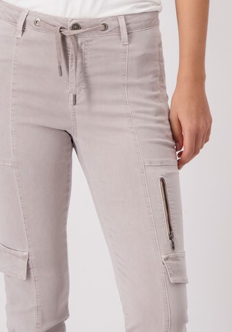 monari Slimfit Cargohose in Grau