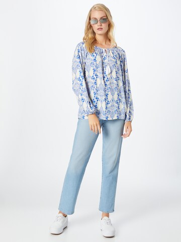 Zwillingsherz Blouse 'Santorini' in Blue