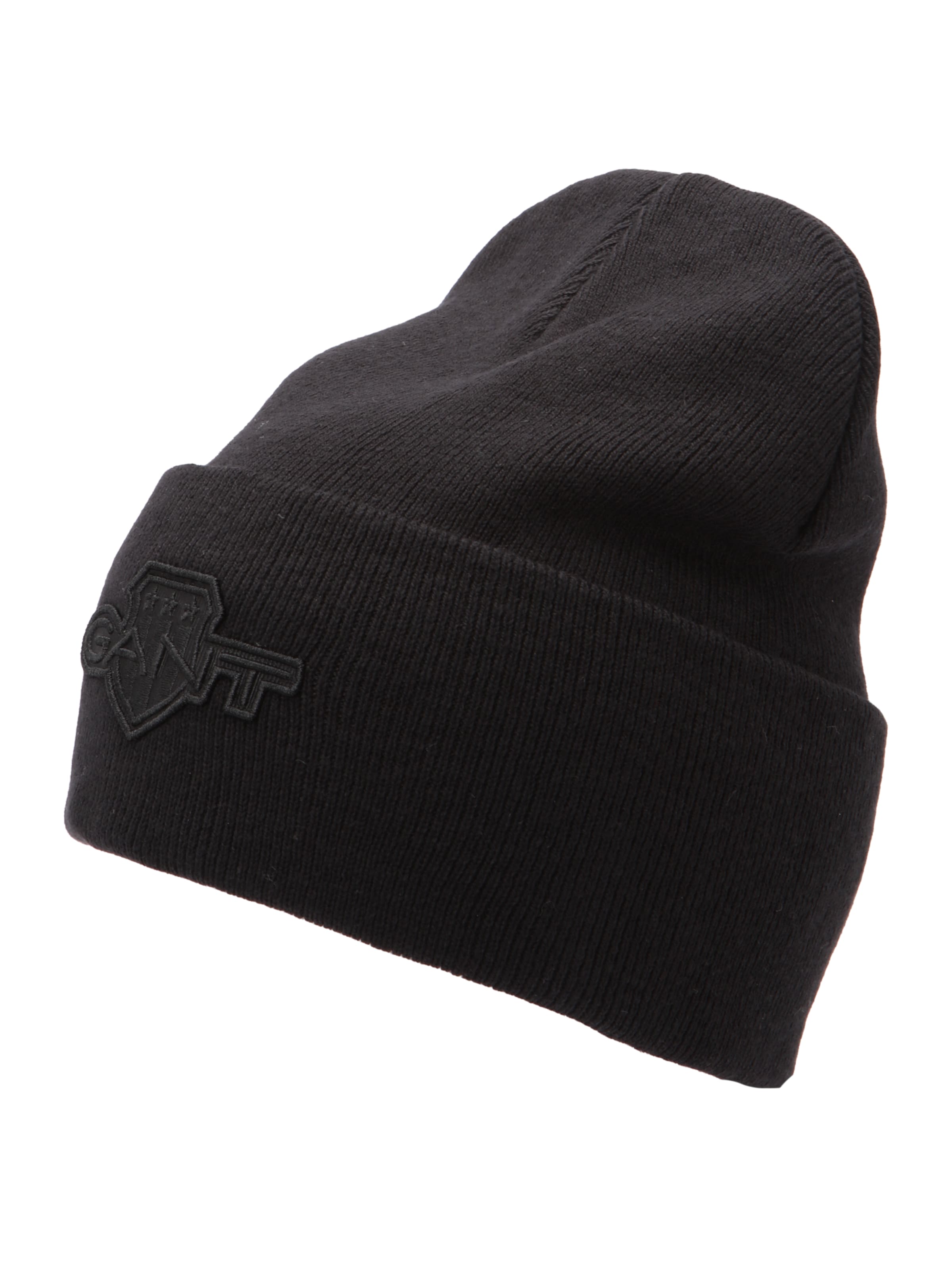 Bonnet GANT en noir : devant