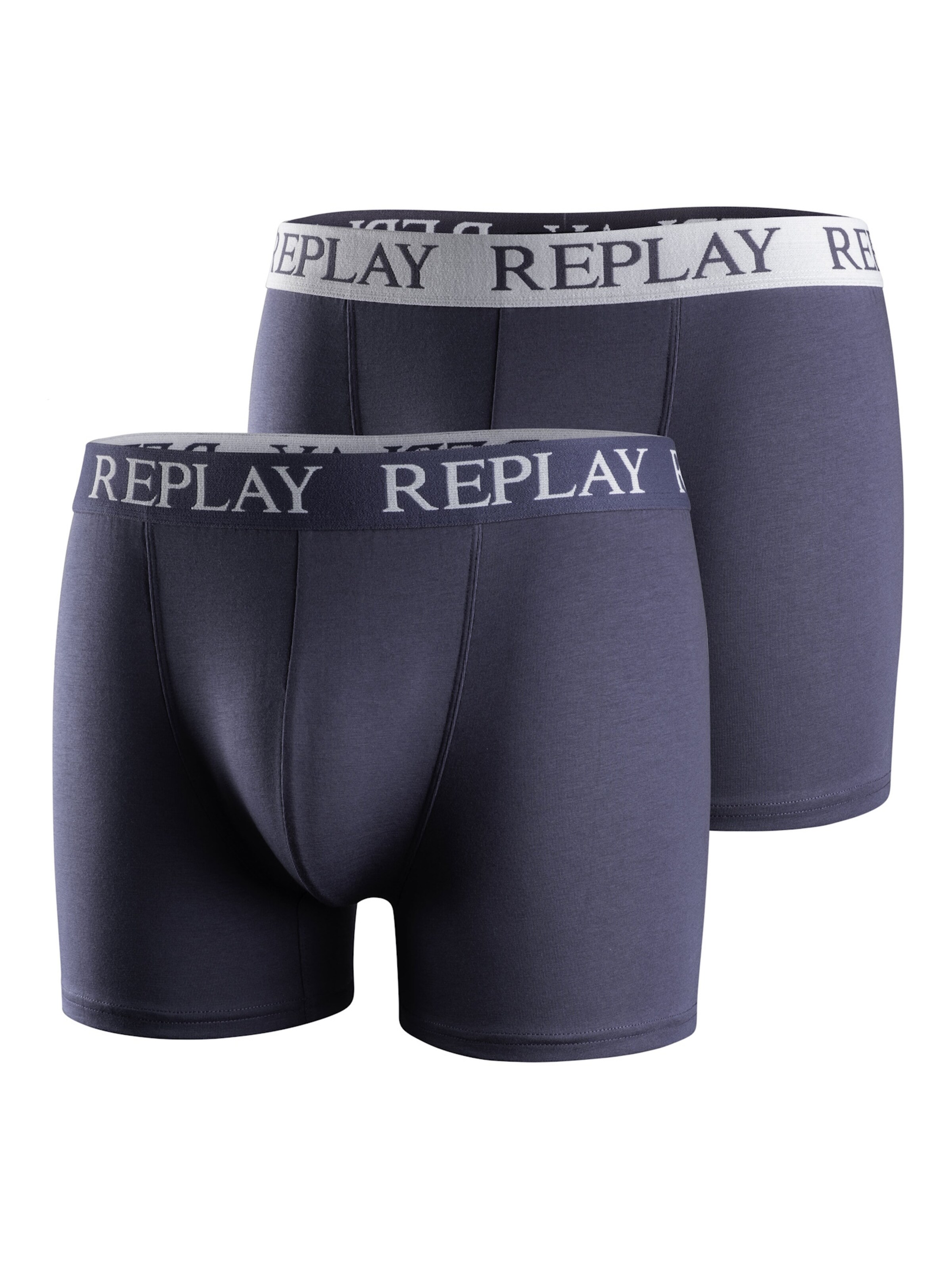 Boxer di REPLAY in blu: frontale