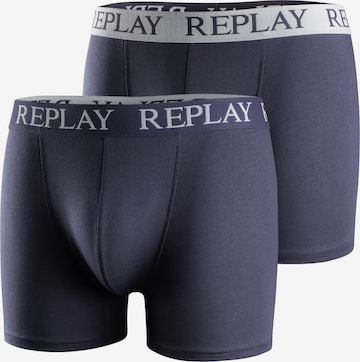 Boxer di REPLAY in blu: frontale