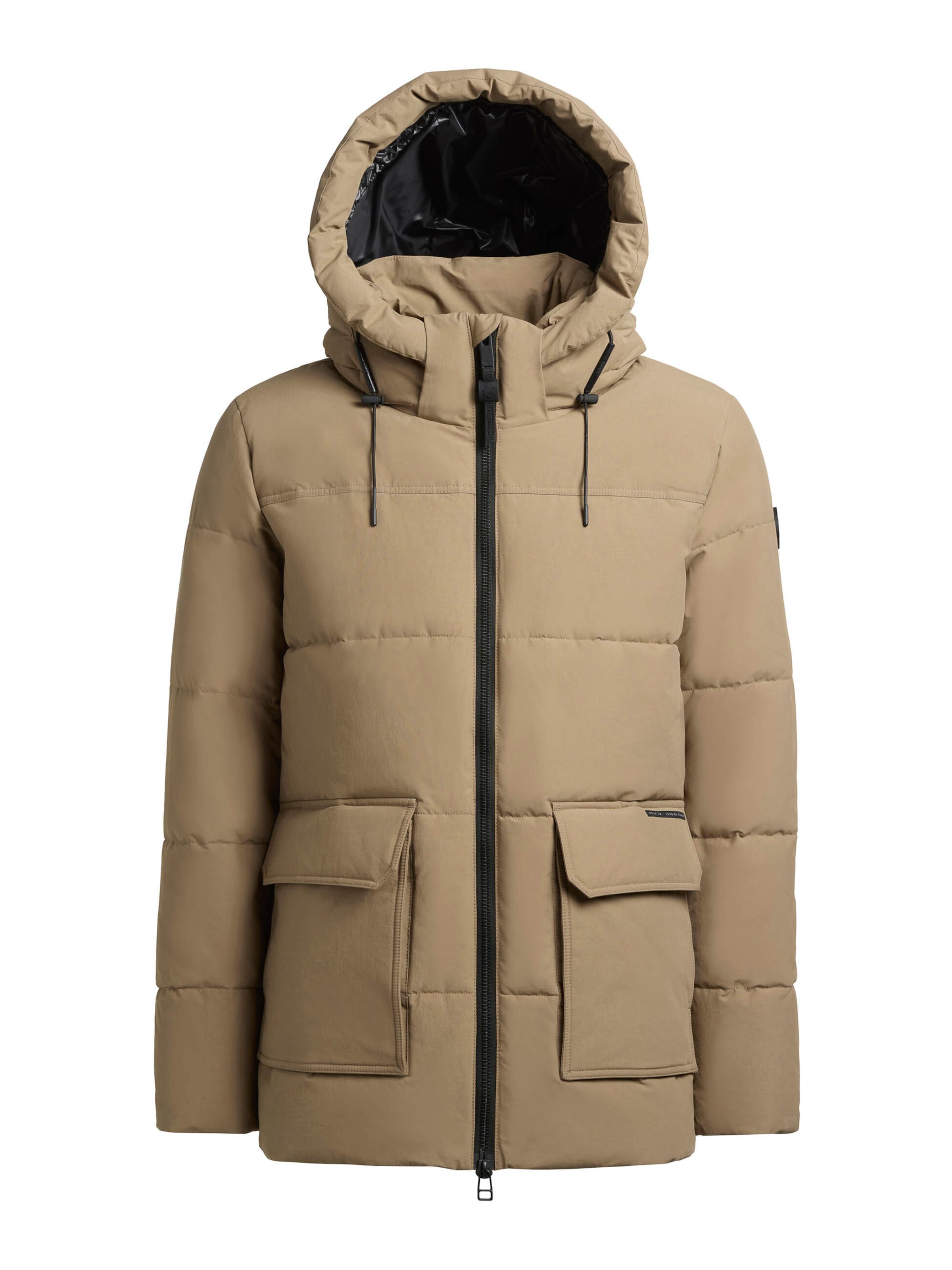 khujo Winterjas 'Caspar' in de kleur Mokka, Productweergave