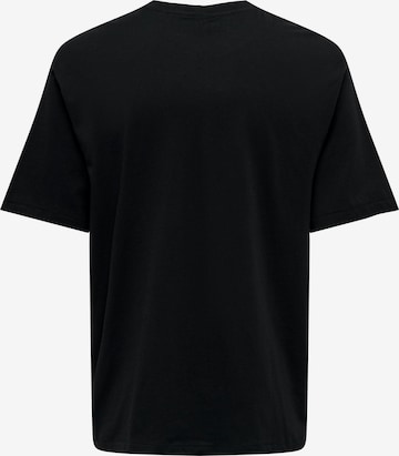 T-Shirt Only & Sons en noir