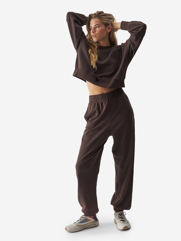 Effilé Pantalon de sport 4F en marron